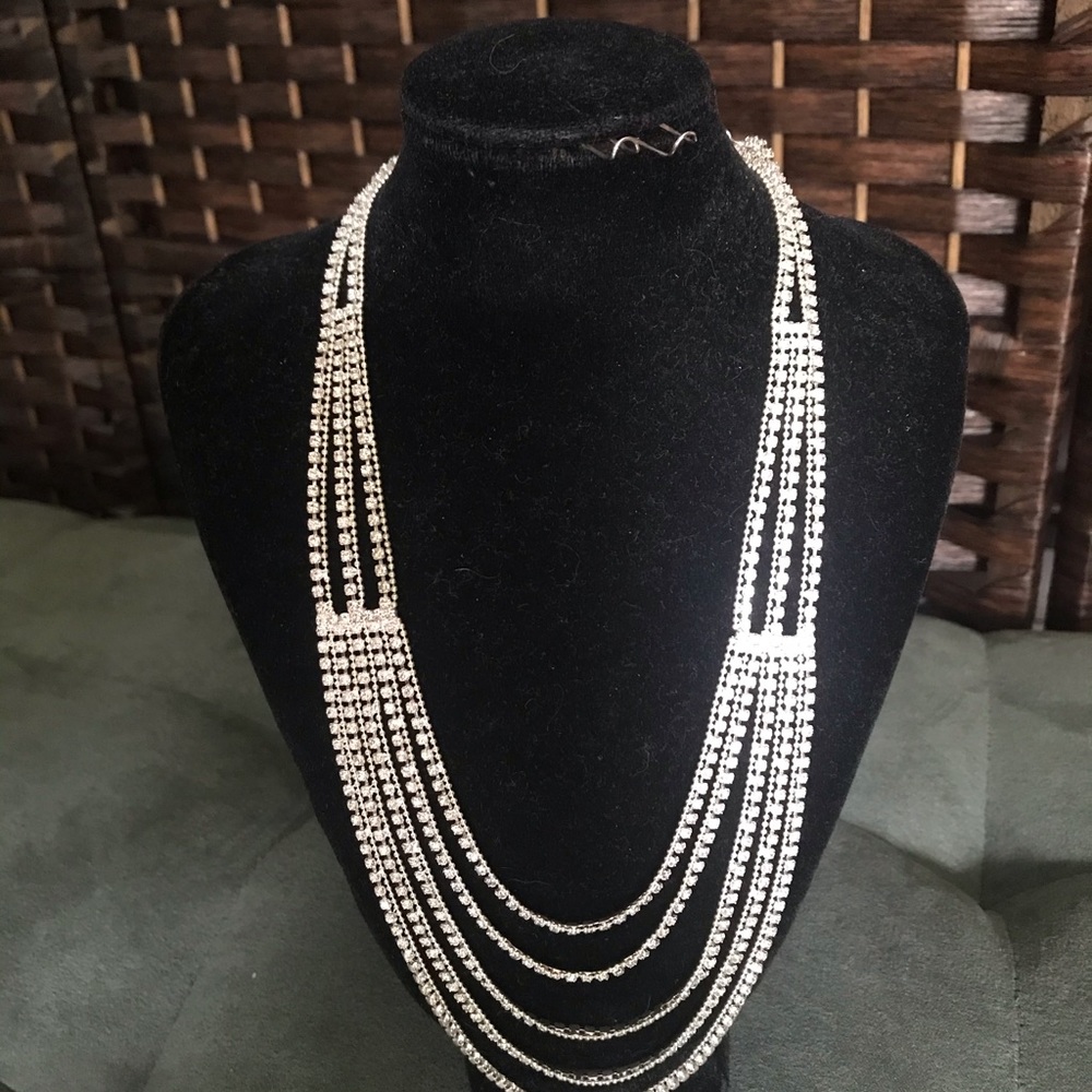 Rhinestone necklace